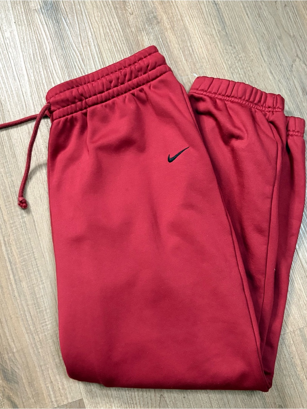 Nike Red Fleece Jogger Pants